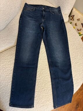 Old Navy Women's Dark Blue Boyfriend Jeans